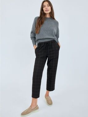 Aritzia babaton jimmy plaid twill check pant size M